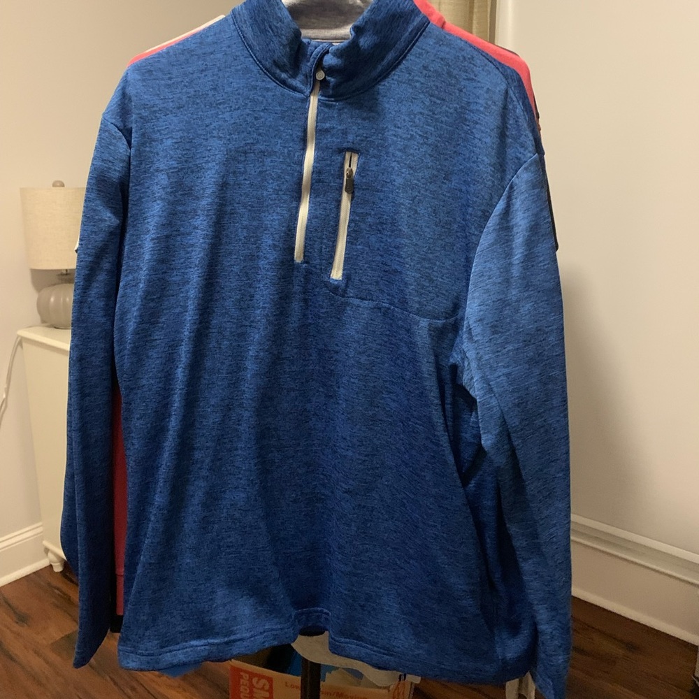 Pro Tour Men’s Large Blue Heather Pullover Golf